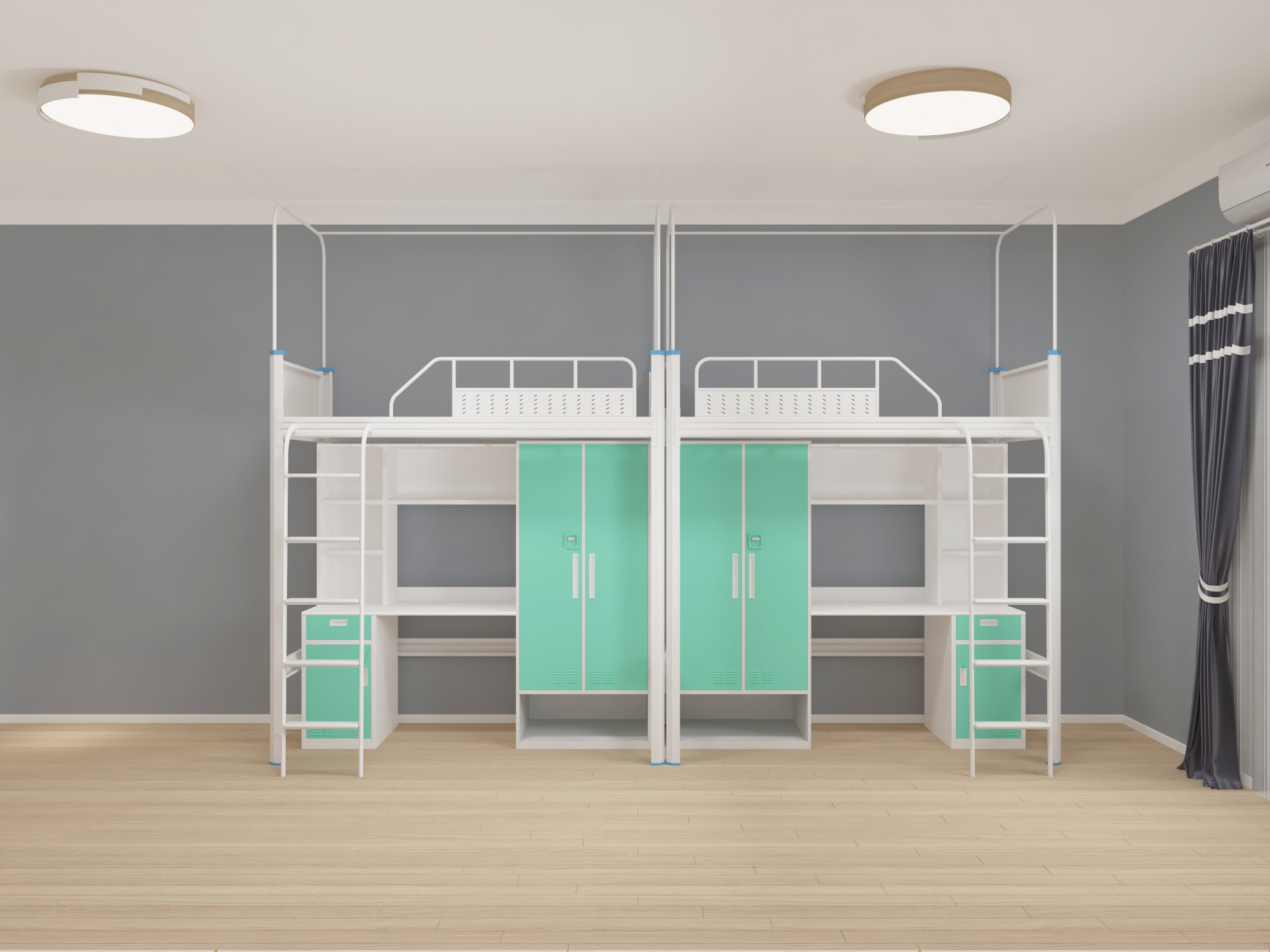 鐵架床上下鋪多重？